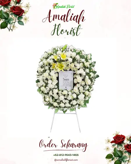 Krans Bunga Duka Wedung